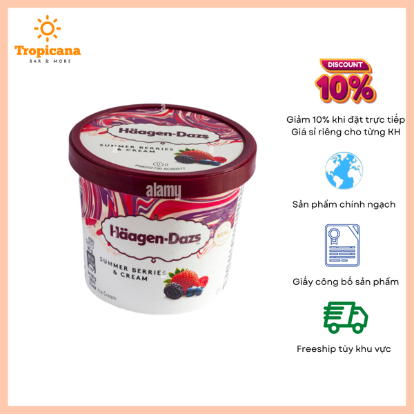  Kem Haagen-Dazs Mini cup - Hộp 100ml 