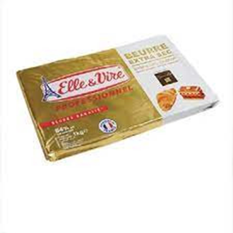  Bơ cán Elle & Vire 84% béo - Tấm 1kg 