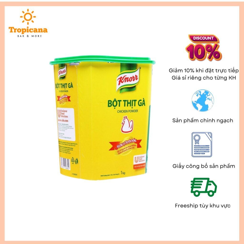  Knorr Bột Thịt Gà - Hộp 1kg 