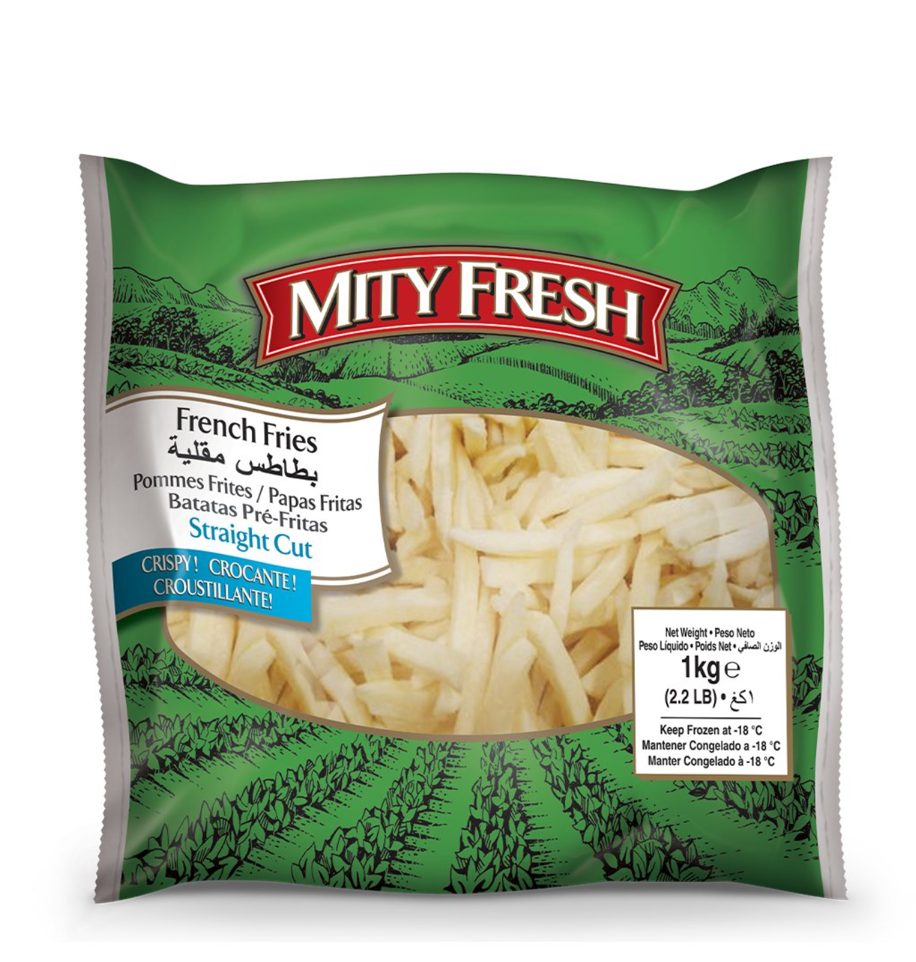  Khoai Tây Cắt Sợi 10mm Mity Fresh - Gói 1kg 