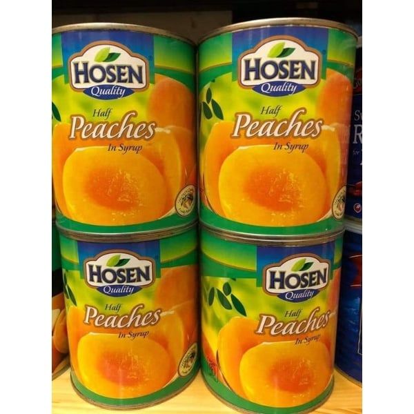  Đào Ngâm Hosen - Lon 825gr 