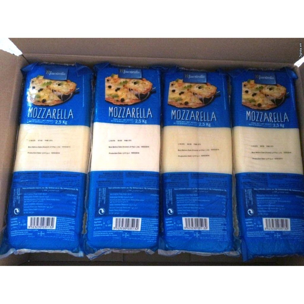  Phô mai Mozzarella Maestrella 2,49 kg 