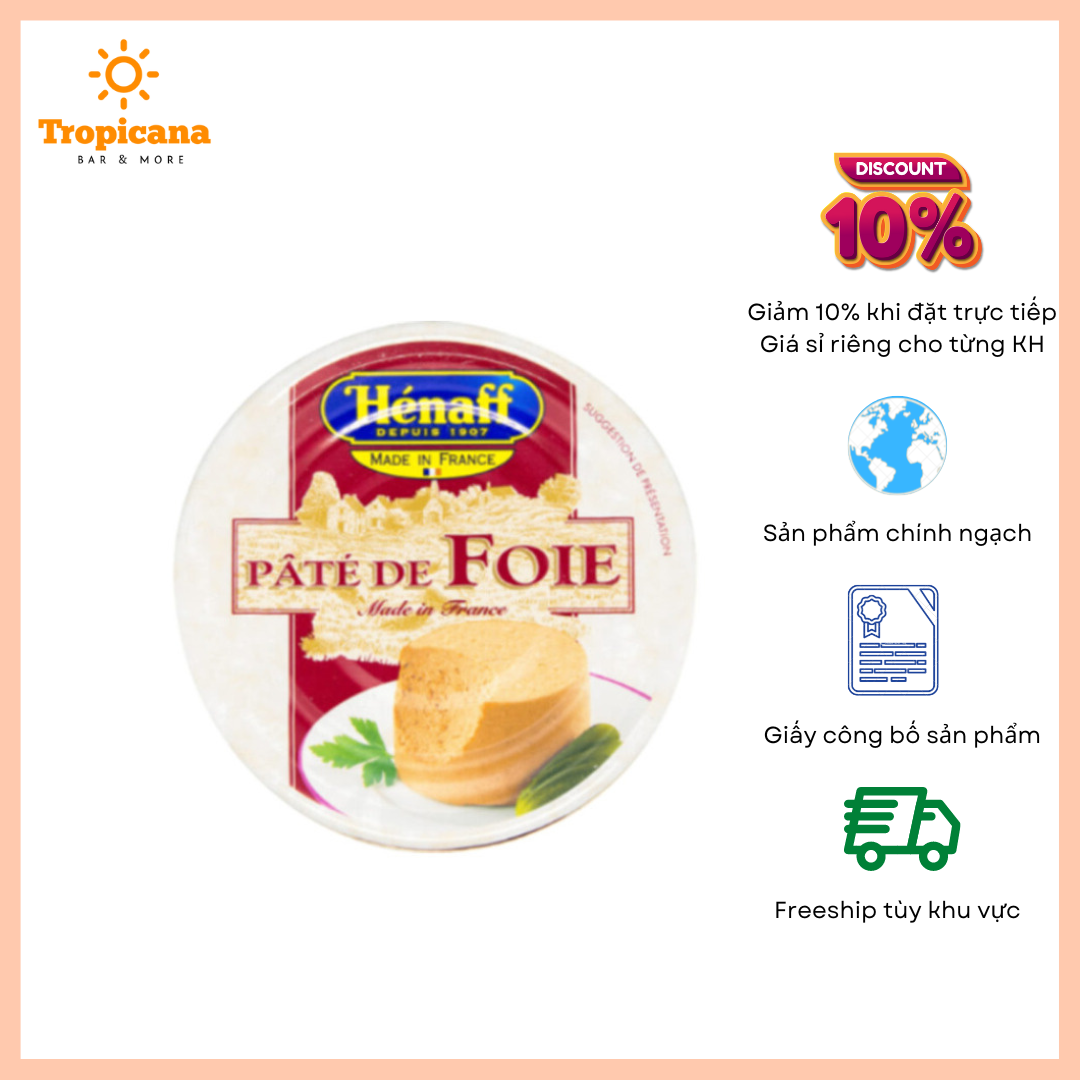  Pa Tê Gan Heo 32% Henaff 130G 