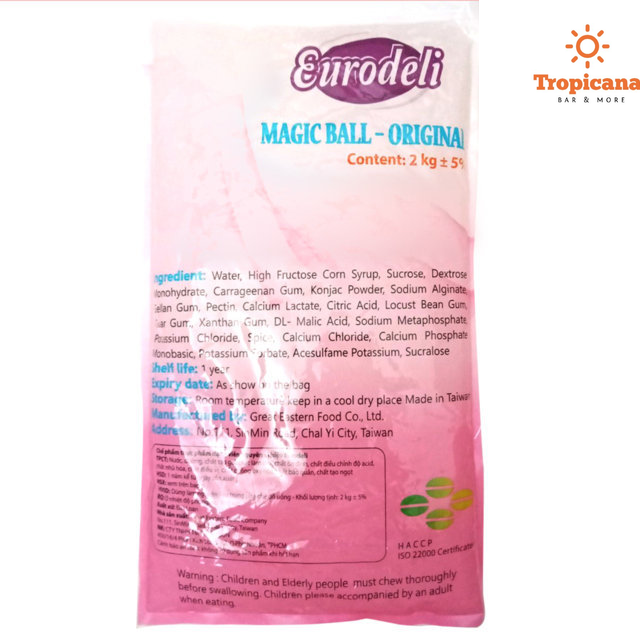  TRÂN CHÂU 3Q EURODELI NGUYÊN VỊ - Bịch 2kg 