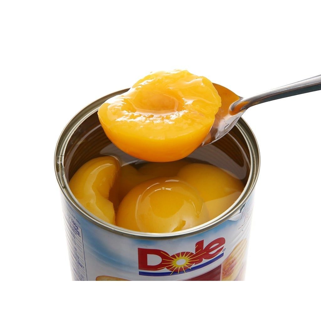  Đào Ngâm Dole – Lon 820g 