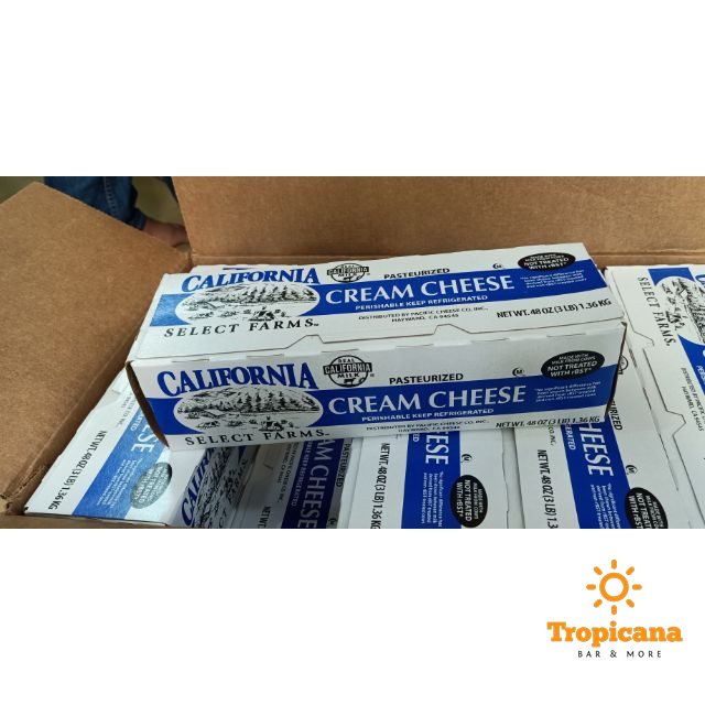  Cream Cheese California 1.36kg - Hộp 1.36kg [GIẢM THÊM 5% KHI ĐẶT HÀNG TRỰC TIẾP] 