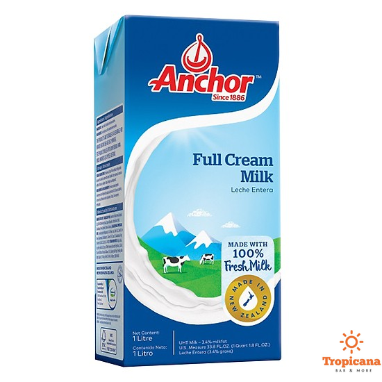  Sữa tươi nguyên kem Anchor 1L - Hộp 1L 