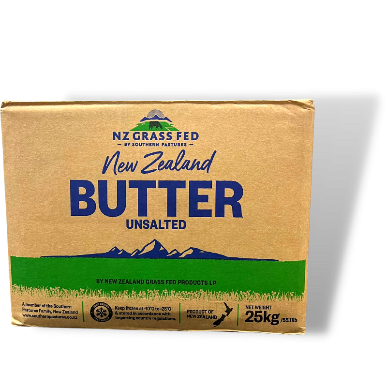  NZ GRASS FED Bơ lạt động vật New Zealand - Khối 2,5kg 