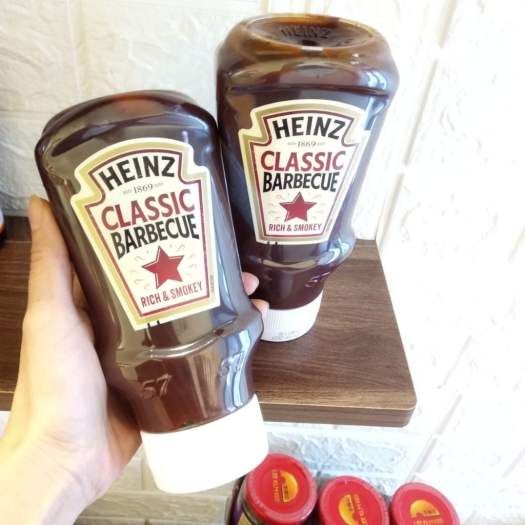  Sốt Thịt Nướng BBQ Vị Truyền Thống Heinz - Chai 480g 