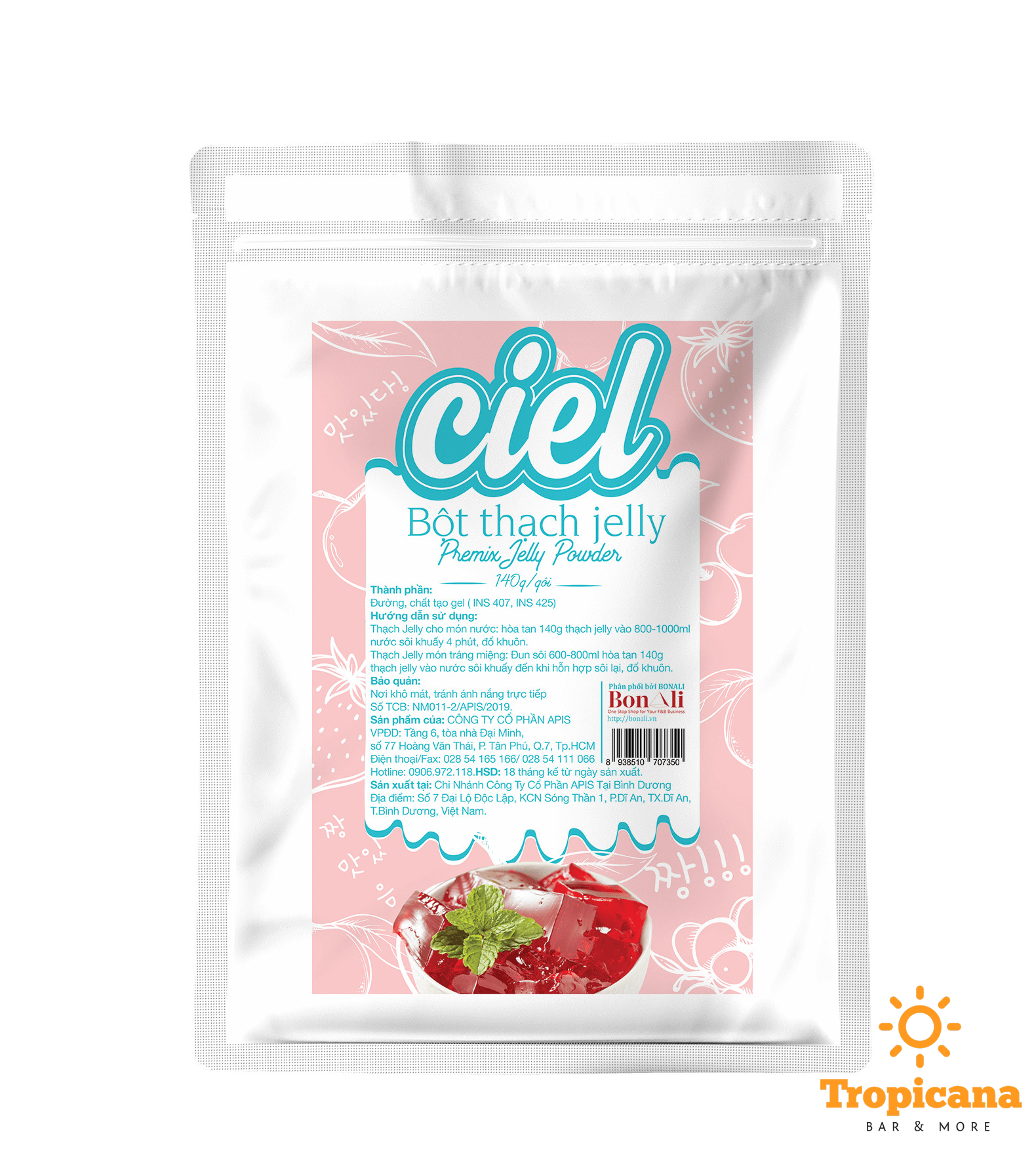  Bột thạch Jelly Ciel 