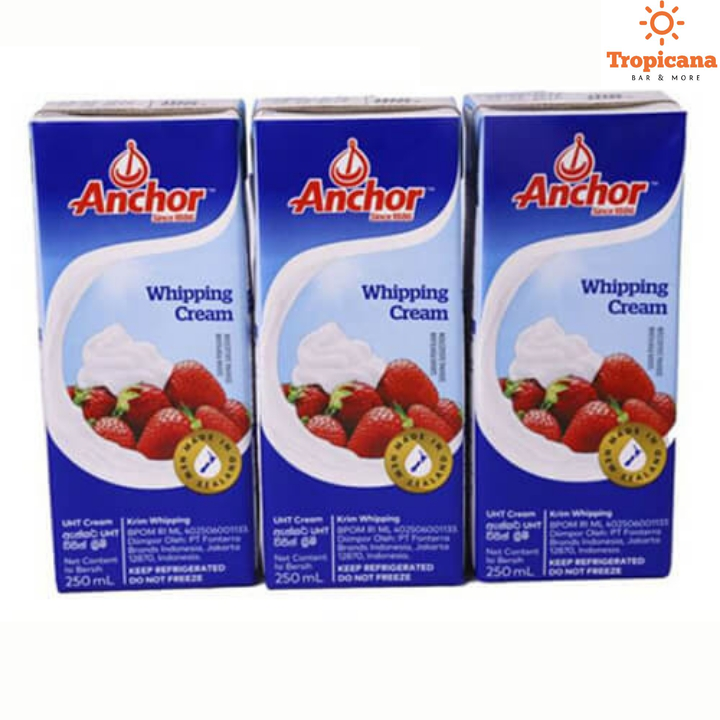  Kem sữa whipping cream Anchor - Hộp 250ml 