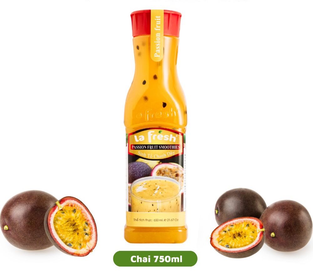  Sinh Tố trái cây La Frésh đủ vị - Chai 650ml 