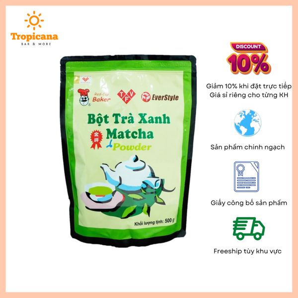  Bột Trà xanh - Bột Matcha Đài Loan 