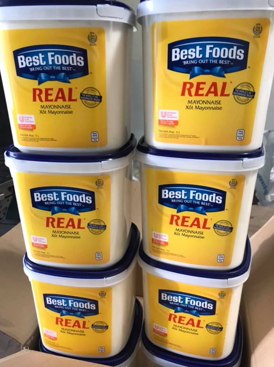  Sốt Mayonnaise Best Food REAL - Hủ 3kg 