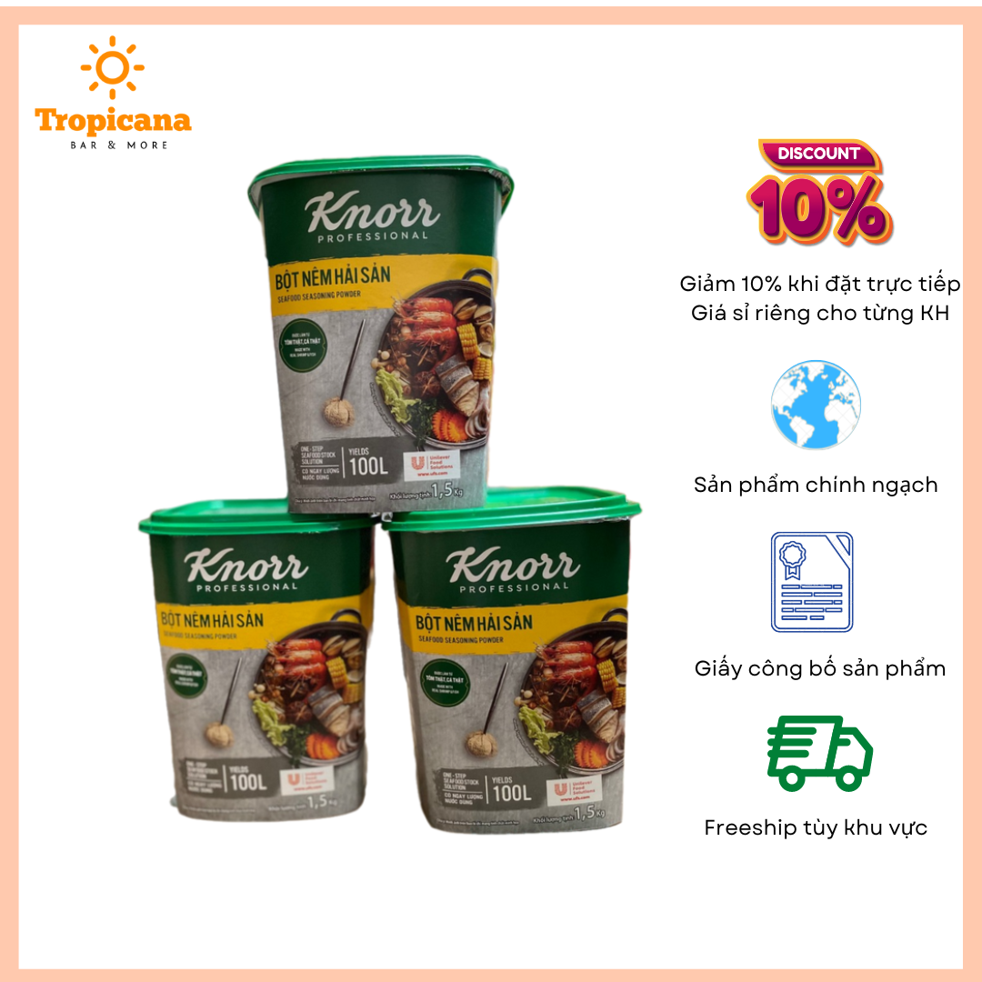  Knorr Bột Nêm Hải Sản - Hộp 1.5kg 