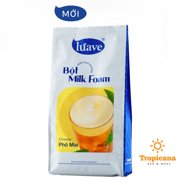  Bột Milk Foam Phô Mai/ Nguyên vị Luave - Bịch 500gr 