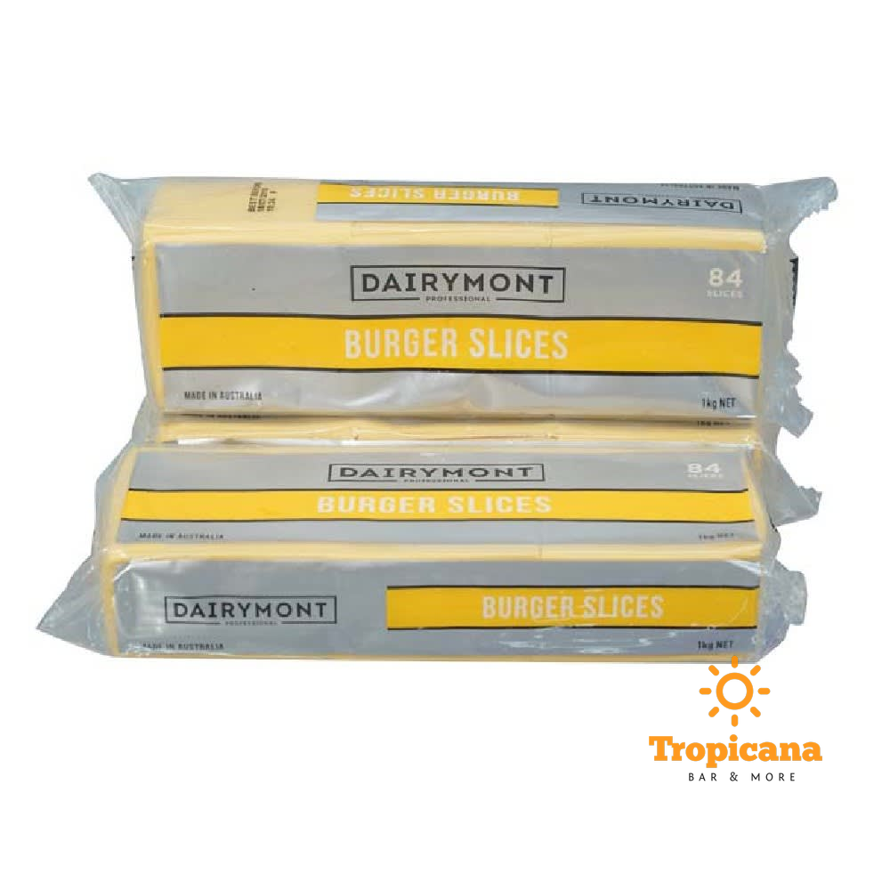  Phô mai cắt lát không màu DAIRYMONT - 1kg (84 lát) 