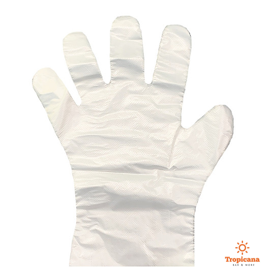  Bao tay Nylon LỤA cao cấp dùng trong nhà bếp - Găng tay nylon dùng 1 lần - 100g (35 cái) 