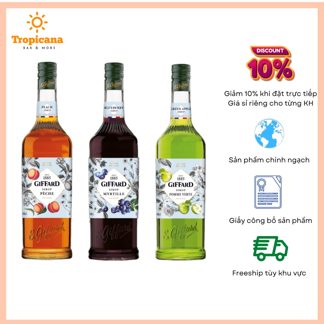  Syrup Giffard - Chai 1L 