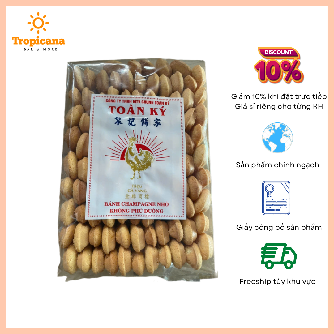  Bánh Champagne không đường Toàn Ký 500g - Nguyên liệu làm Tiramisu - Bánh sâmpanh / Bánh ladyfinger 