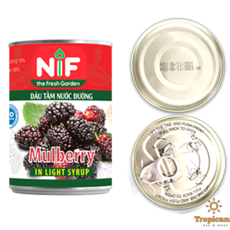  Dâu tằm nước đường NIF (Mulberry)  - Lon 560gr 