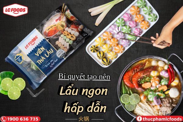  Viên thả lẩu các vị LC food - Bịch 500gr 