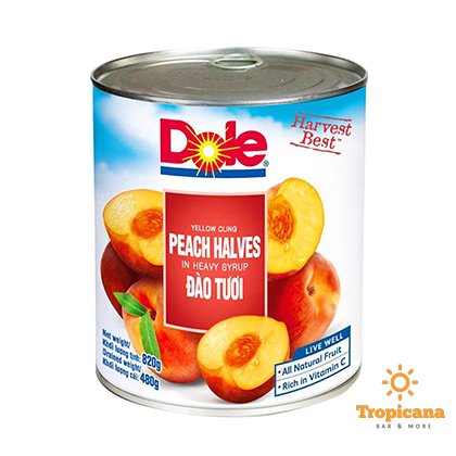  Đào Ngâm Dole – Lon 820g 