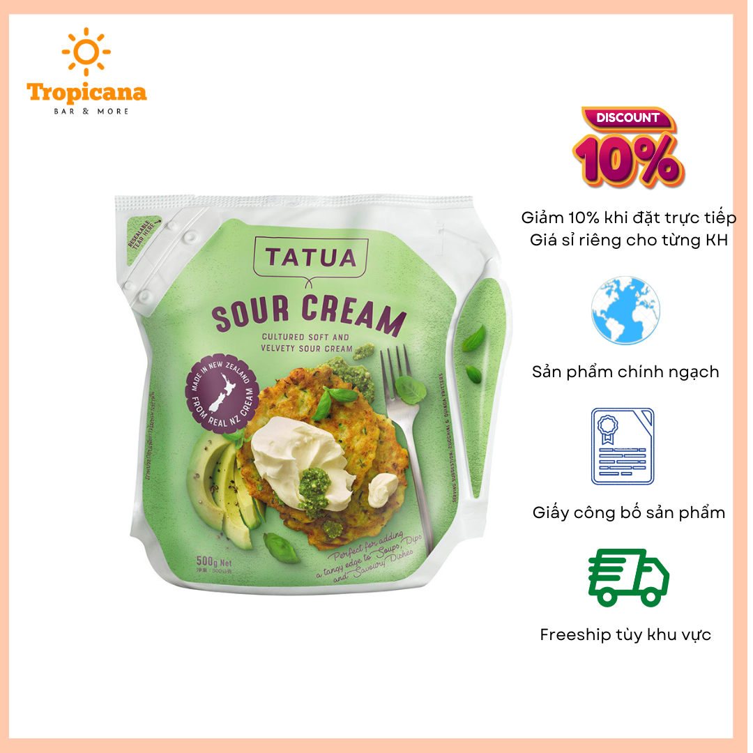  Kem chua Sour cream Tatua 500g 