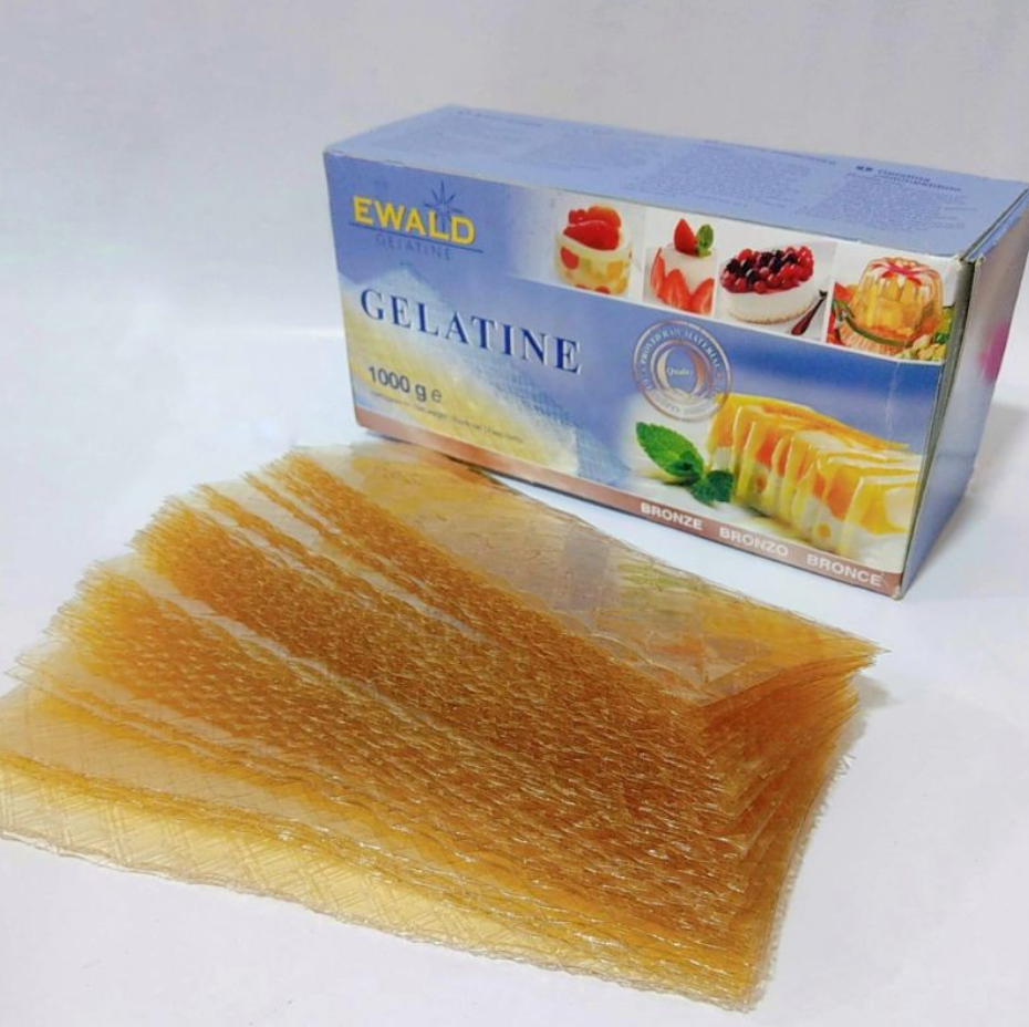  Gelatin Ewald dạng lá - Gói 5 lá & Gói 25 lá 