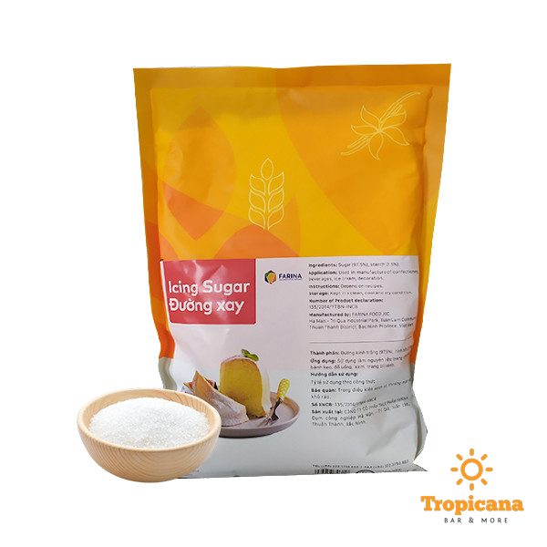  Đường xay Farina - Túi 100g I Túi 200g I Túi 500g 