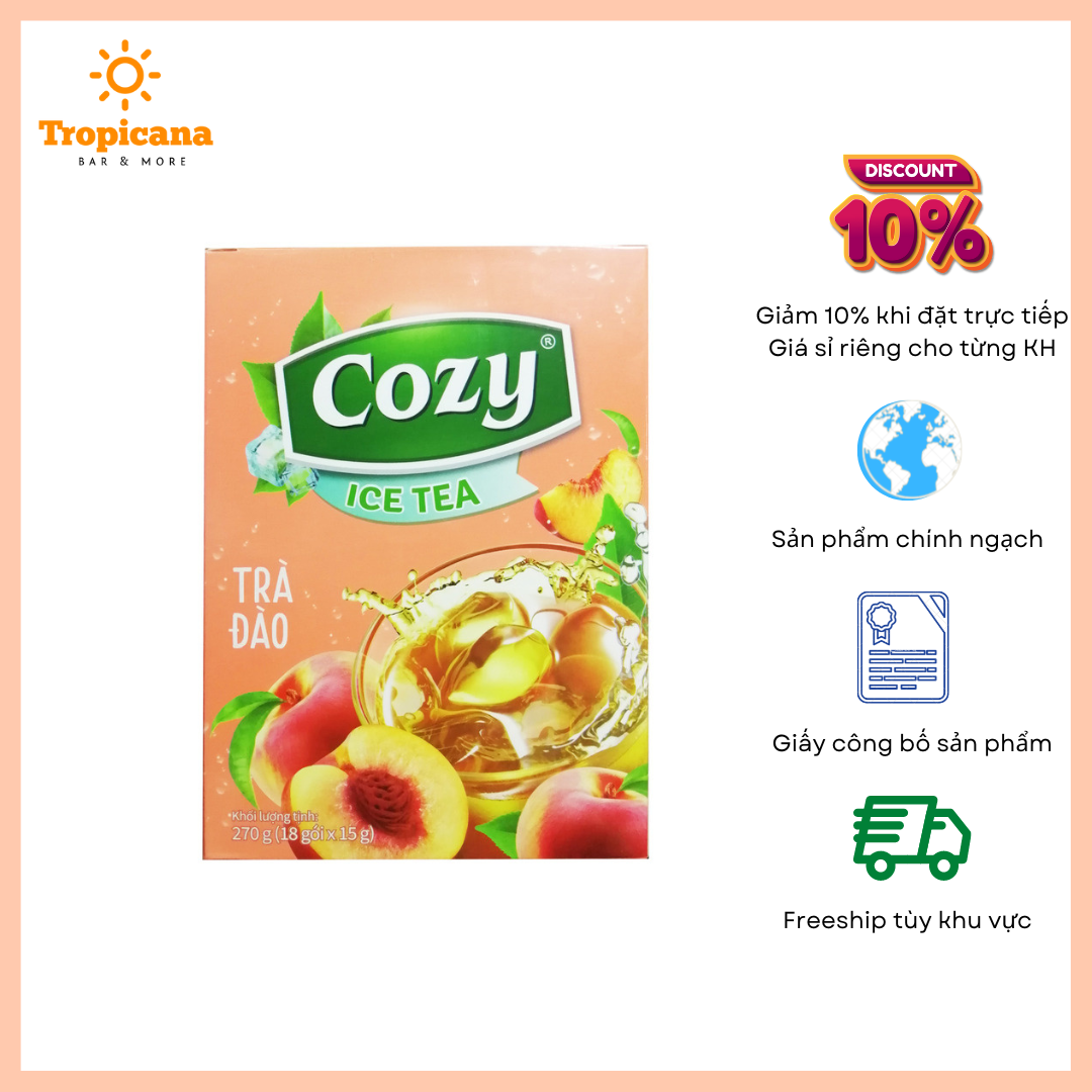  Trà Cozy Đào ( Hòa Tan ) 