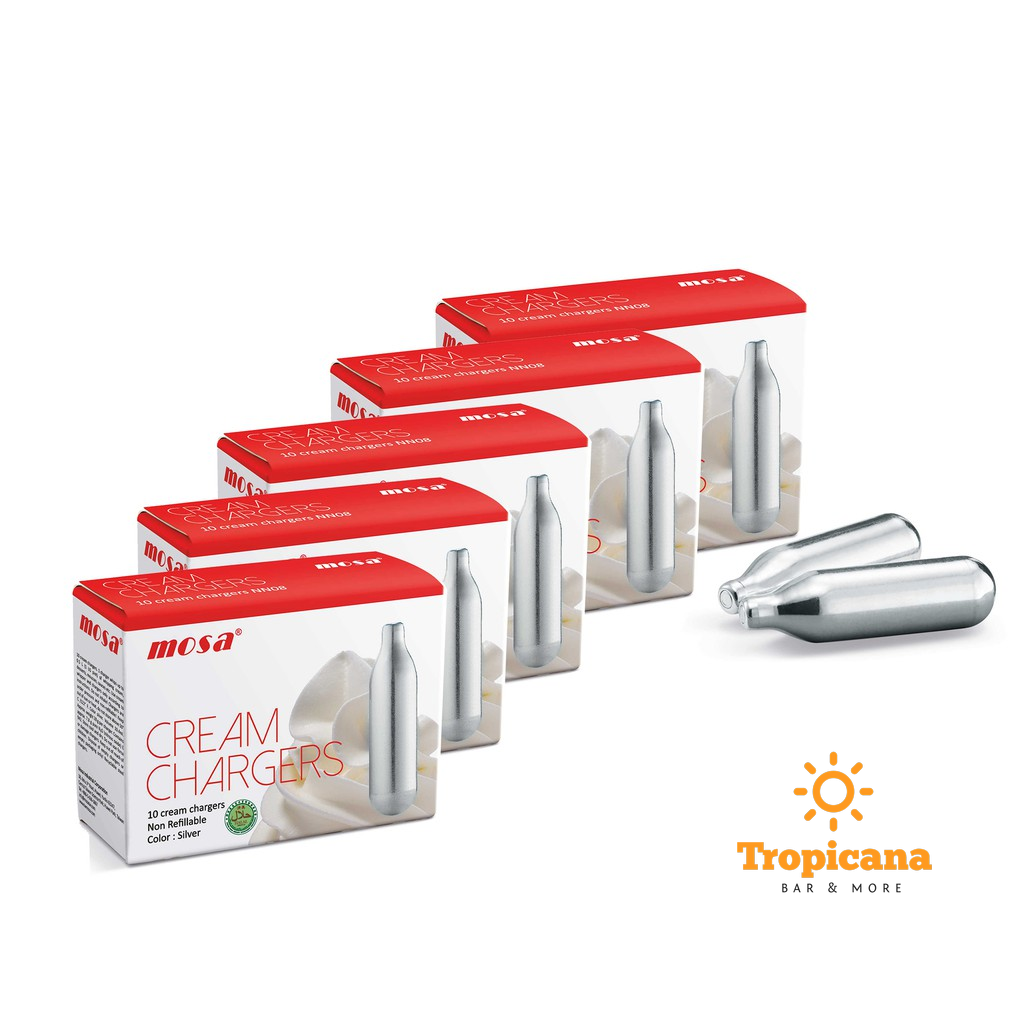  Khí GAS ISI & MOSA làm kem CREAM WHIPPER – KHÍ N2O (HỘP 10 VIÊN) 