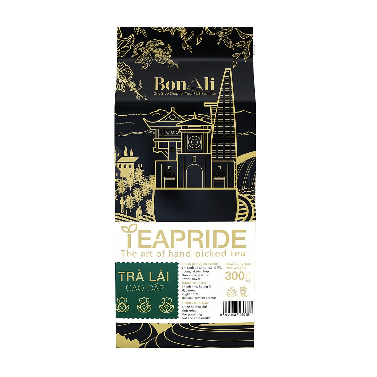  Trà xanh lài Teaprided - Bịch 300gr 