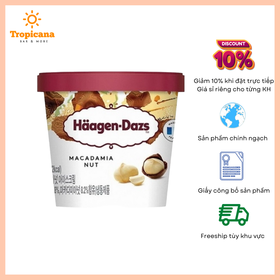  Kem Haagen-Dazs Mini cup - Hộp 100ml 