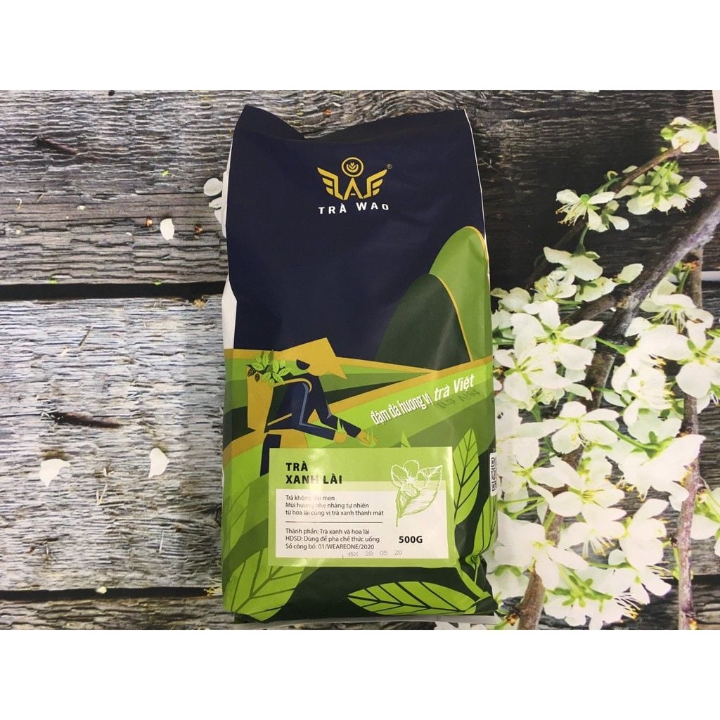  Trà xanh lài WAO - Gói 500g 