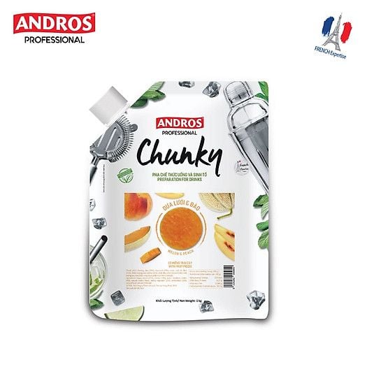  Mứt Trái Cây Chunky 18 Vị - Bịch 1Kg 