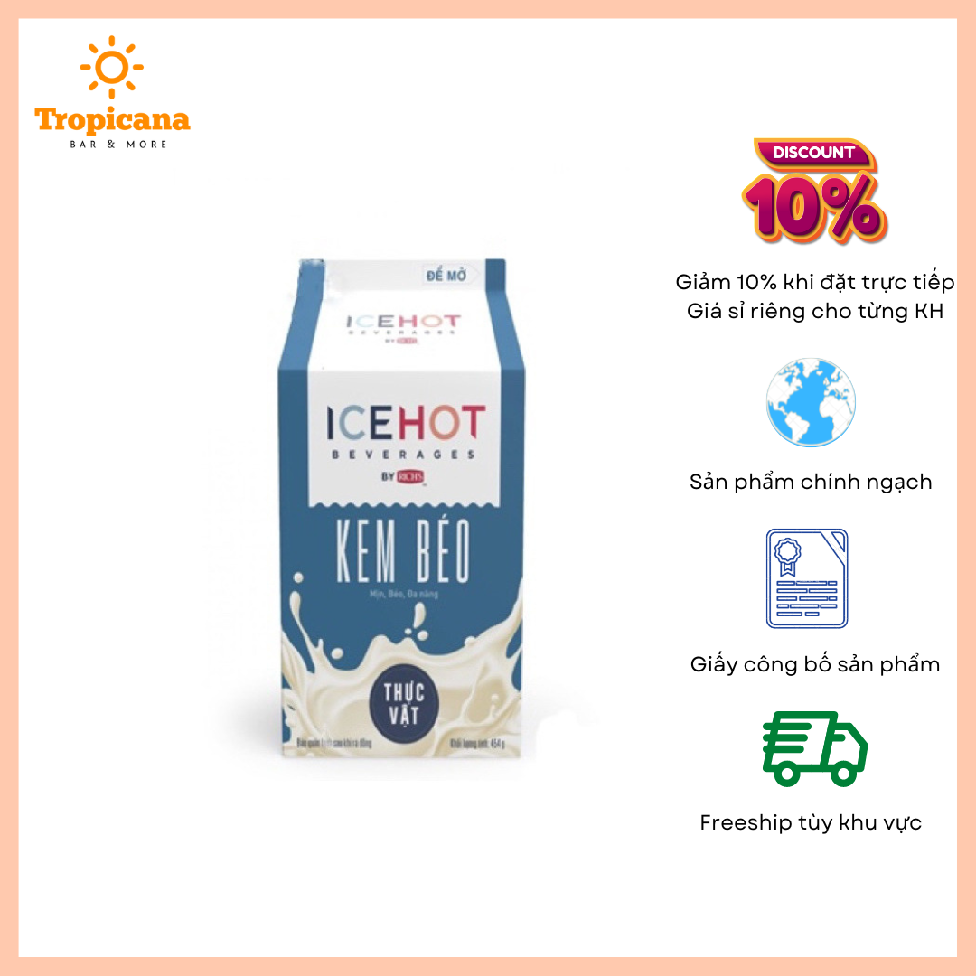  COMBO 6 hộp Kem béo thực vật Rich’s lùn 454g 