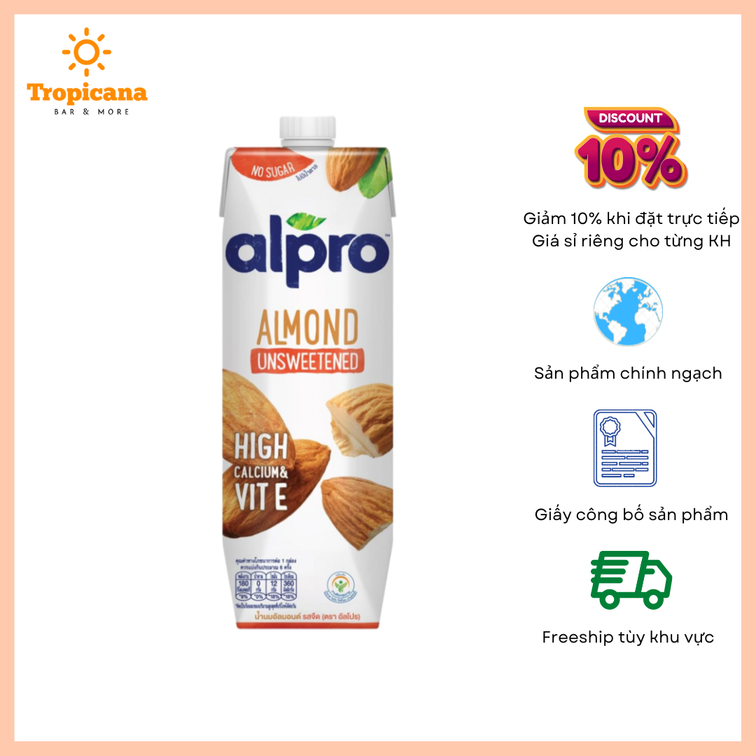  Thức uống dinh dưỡng Alpro - Hộp 1L 