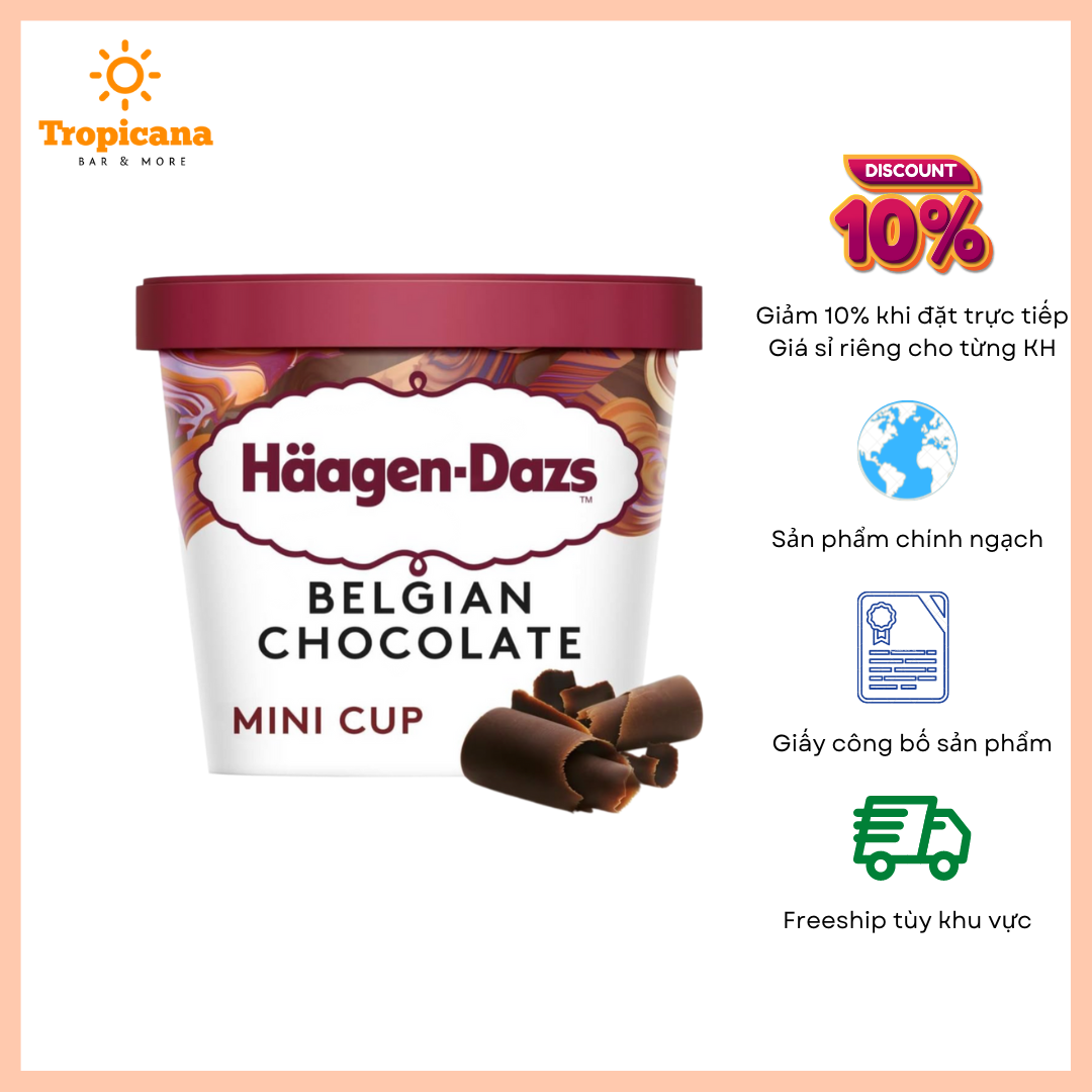  Kem Haagen-Dazs Mini cup - Hộp 100ml 