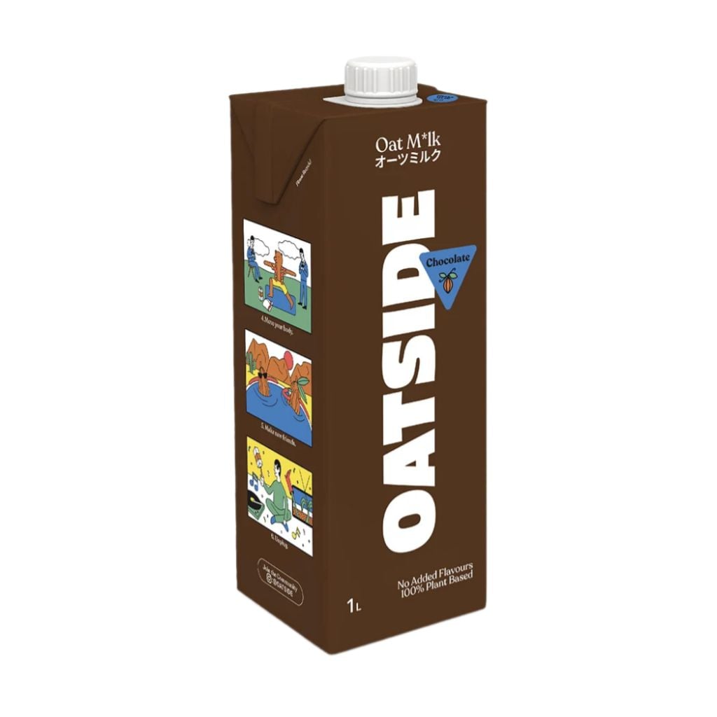  Sữa Yến Mạch OATSIDE Chocolate Oat Milk - Hộp 1L 