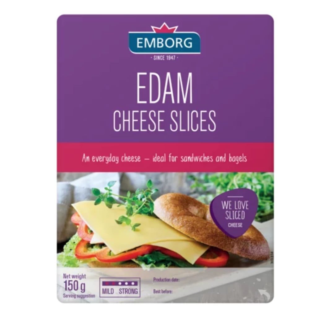  Phô mai lát Edam - Gói 150gr 