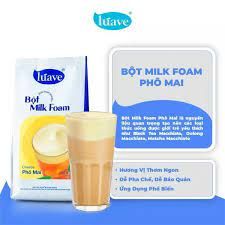  Bột Milk Foam Phô Mai/ Nguyên vị Luave - Bịch 500gr 
