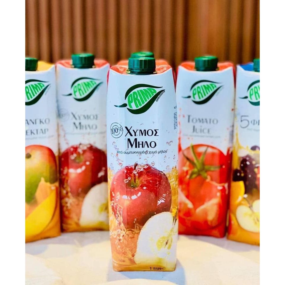  Nước táo 100% Prima - Hộp 1L 