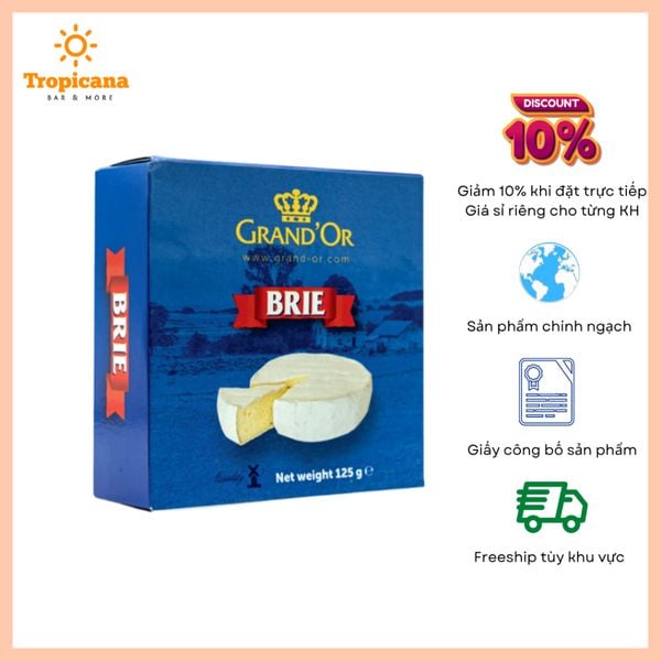  Phô Mai Brie Grand'Or - Hộp 125G 