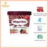  Kem Haagen Dazs xoắn giòn vị SOCOLA Bỉ - Hộp 420ml 
