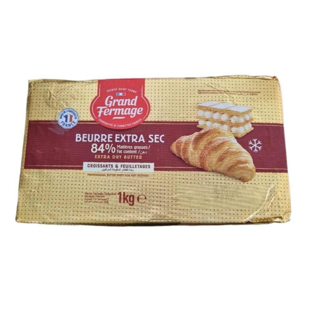  Bơ tấm Fermage làm bánh croissant Pháp - Tấm 1kg 