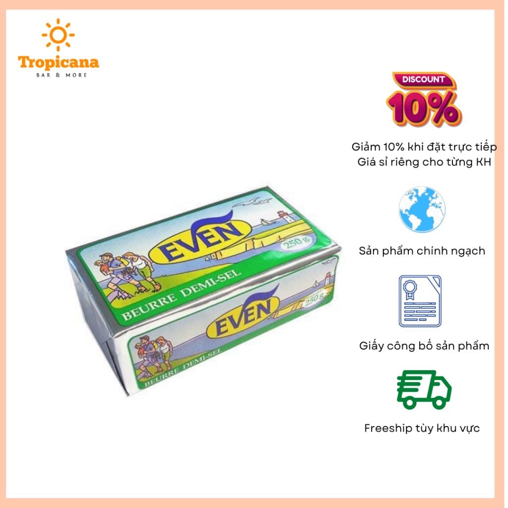  Bơ mặn Even 250g 
