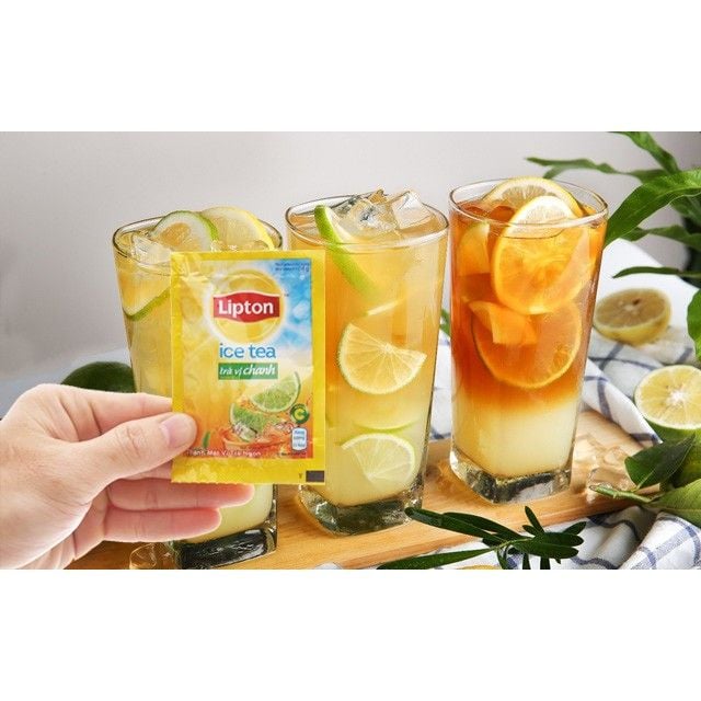  Trà Lipton Ice Tea vị Chanh Mật Ong/ Đào - Hộp 192g 