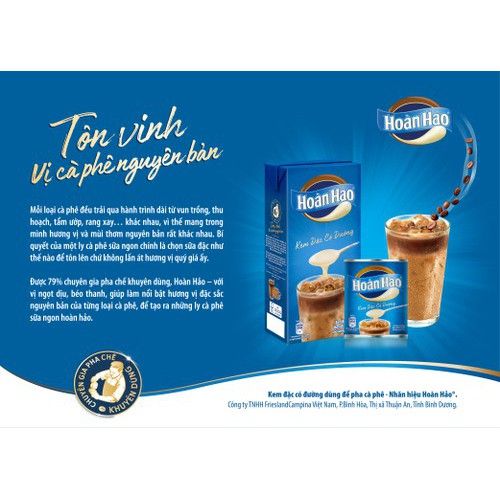  THÙNG sữa đặc có đường Hoàn Hảo hộp giấy - 1.270g * 12 hộp 