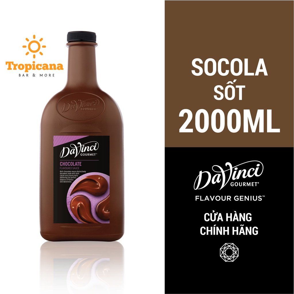  Sốt Sauce Davinci Gourmet đủ vị - Chai 2L 